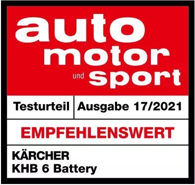 Kärcher KHB 6 Battery Akku Mitteldruck Reiniger Kärcher KHB 6 Battery Akku Mitteldruck Reiniger