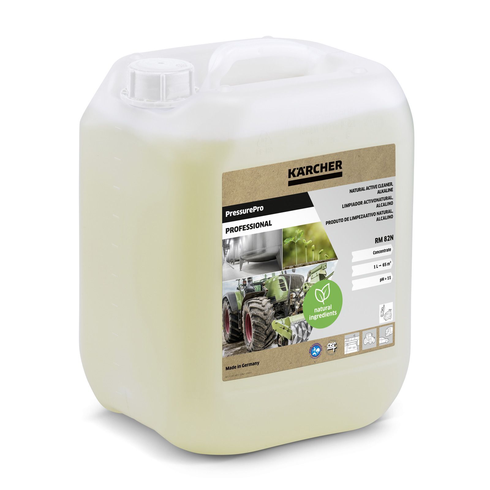 Kärcher Reinigungsmittel RM 82N 10 Liter Natürlicher Aktivreiniger Produktbild Kärcher Reinigungsmittel RM 82N 10 Liter Natürlicher Aktivreiniger