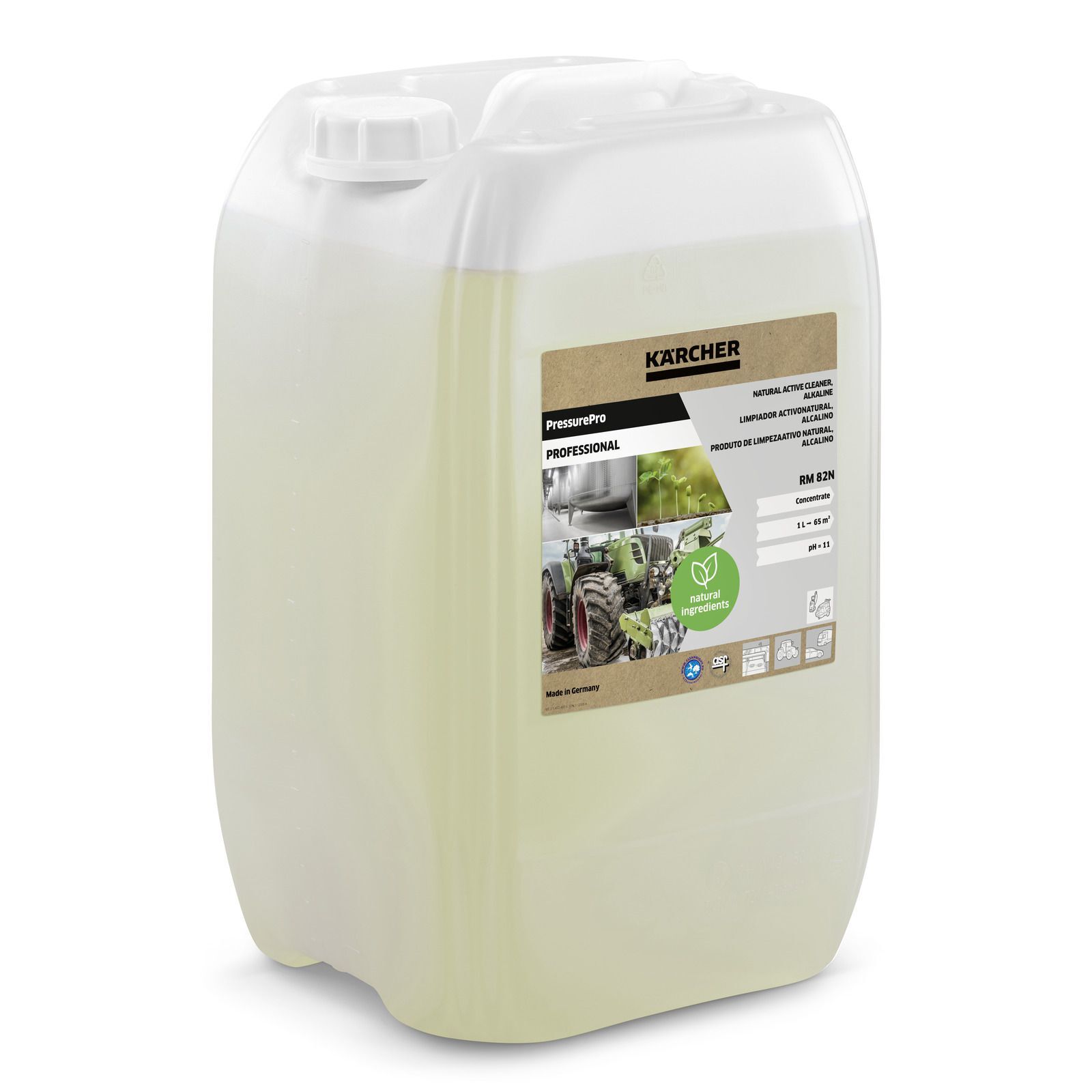 Kärcher Reinigungsmittel RM 82N 20 Liter Natürlicher Aktivreiniger Produktbild Kärcher Reinigungsmittel RM 82N 20 Liter Natürlicher Aktivreiniger