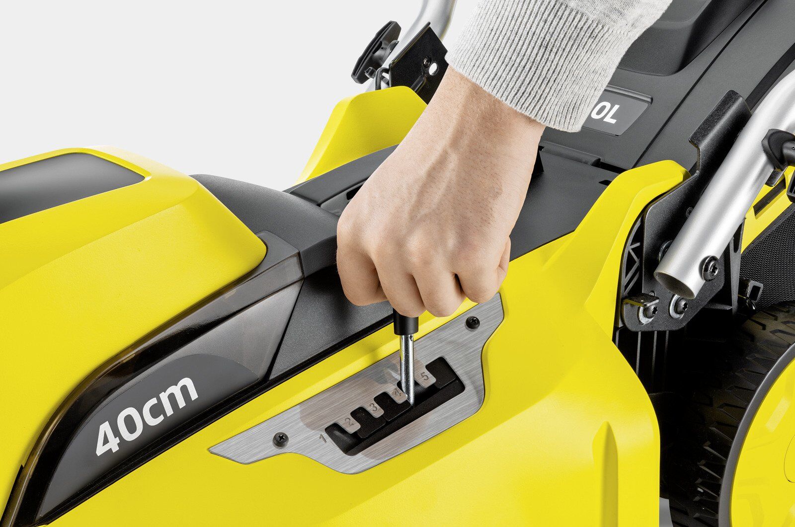 Kärcher Akku-Rasenmäher LMO 36-40 Battery Einstellungen Kärcher Akku-Rasenmäher LMO 36-40 Battery Einstellungen