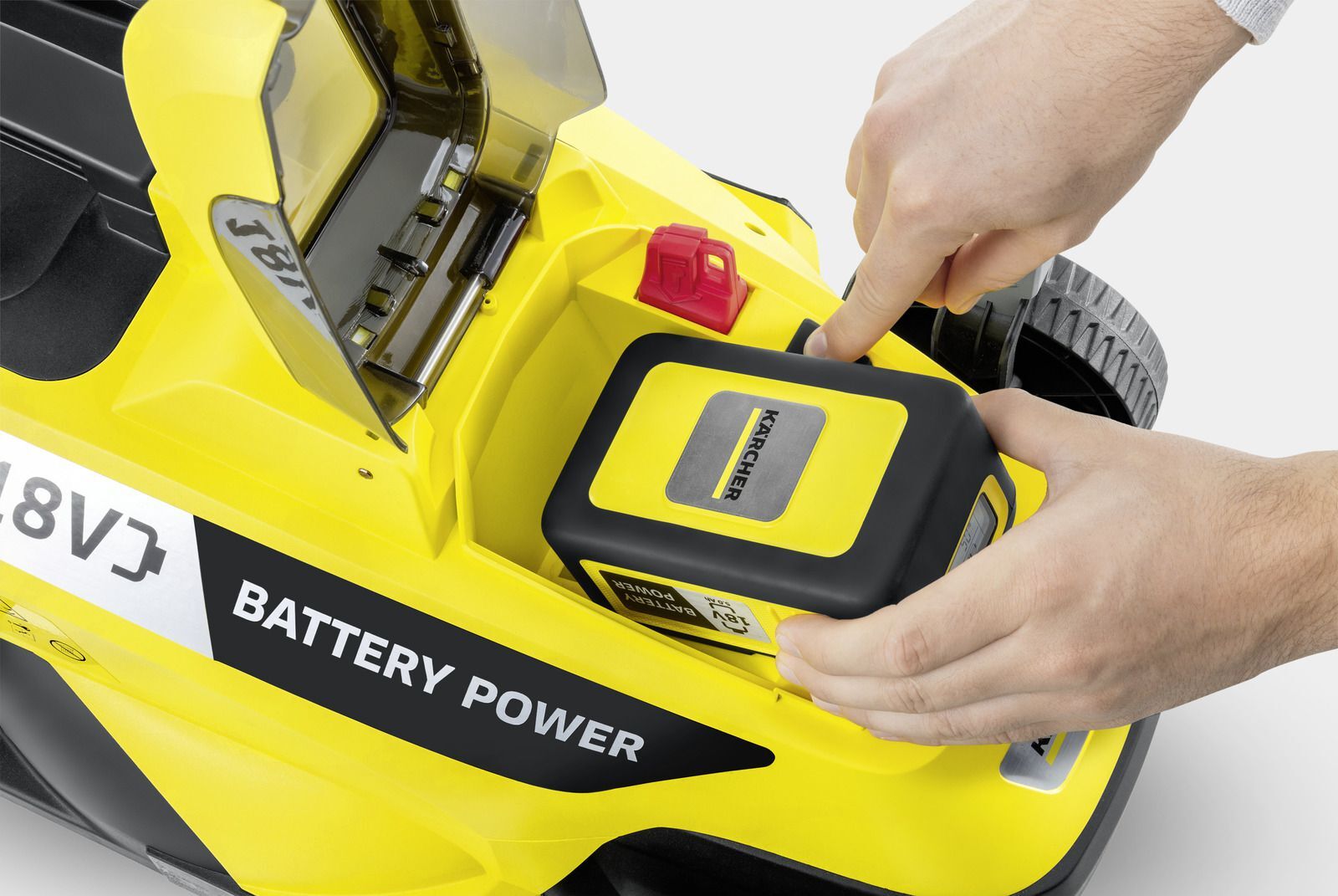 Kärcher Akku Rasenmäher LMO 18-33 Battery Set Details 1 Kärcher Akku Rasenmäher LMO 18-33 Battery Set Details 1