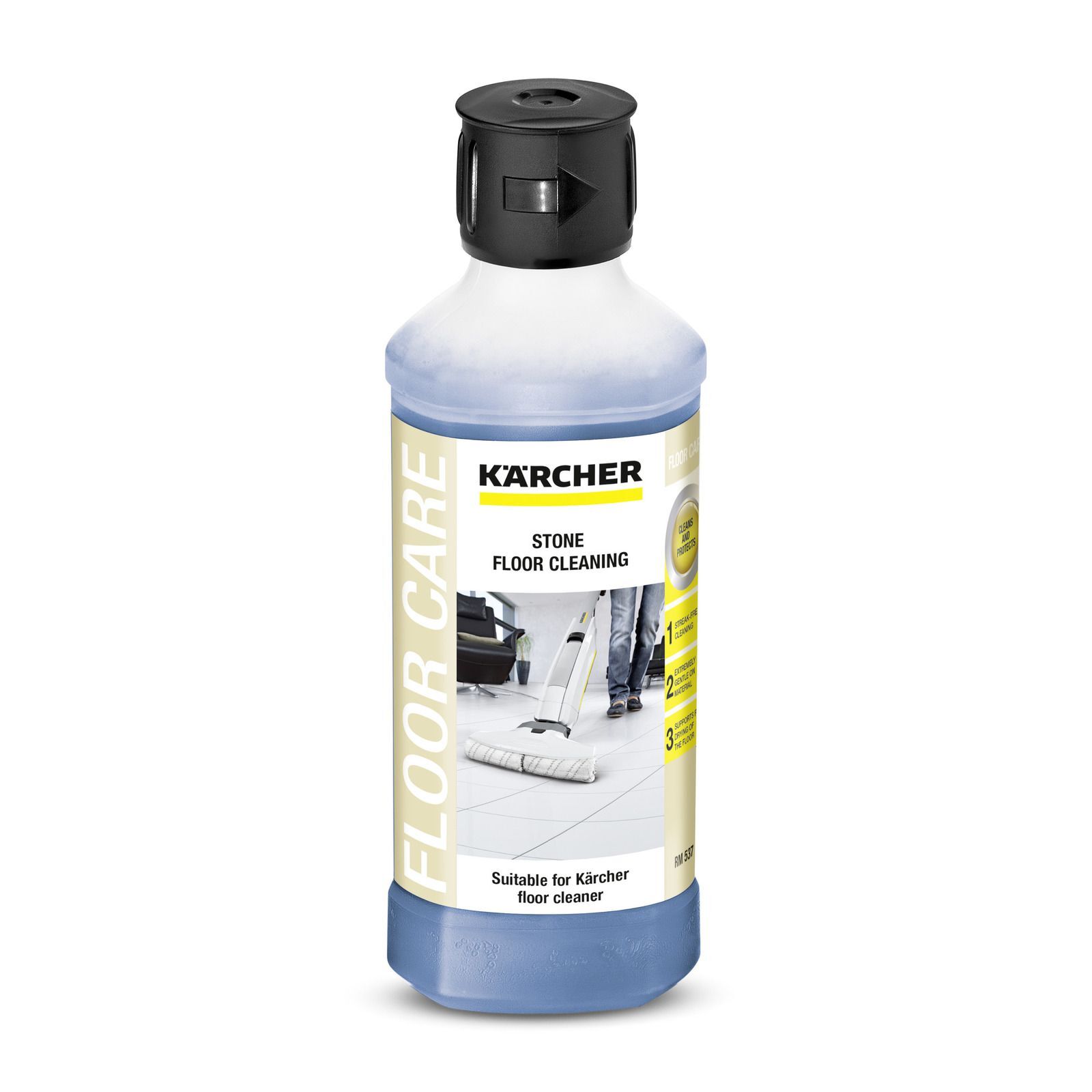 Kärcher Bodenreiniger Stein RM 537 500 ml Reinigungsmittel Produktbild Kärcher Bodenreiniger Stein RM 537 500 ml Reinigungsmittel