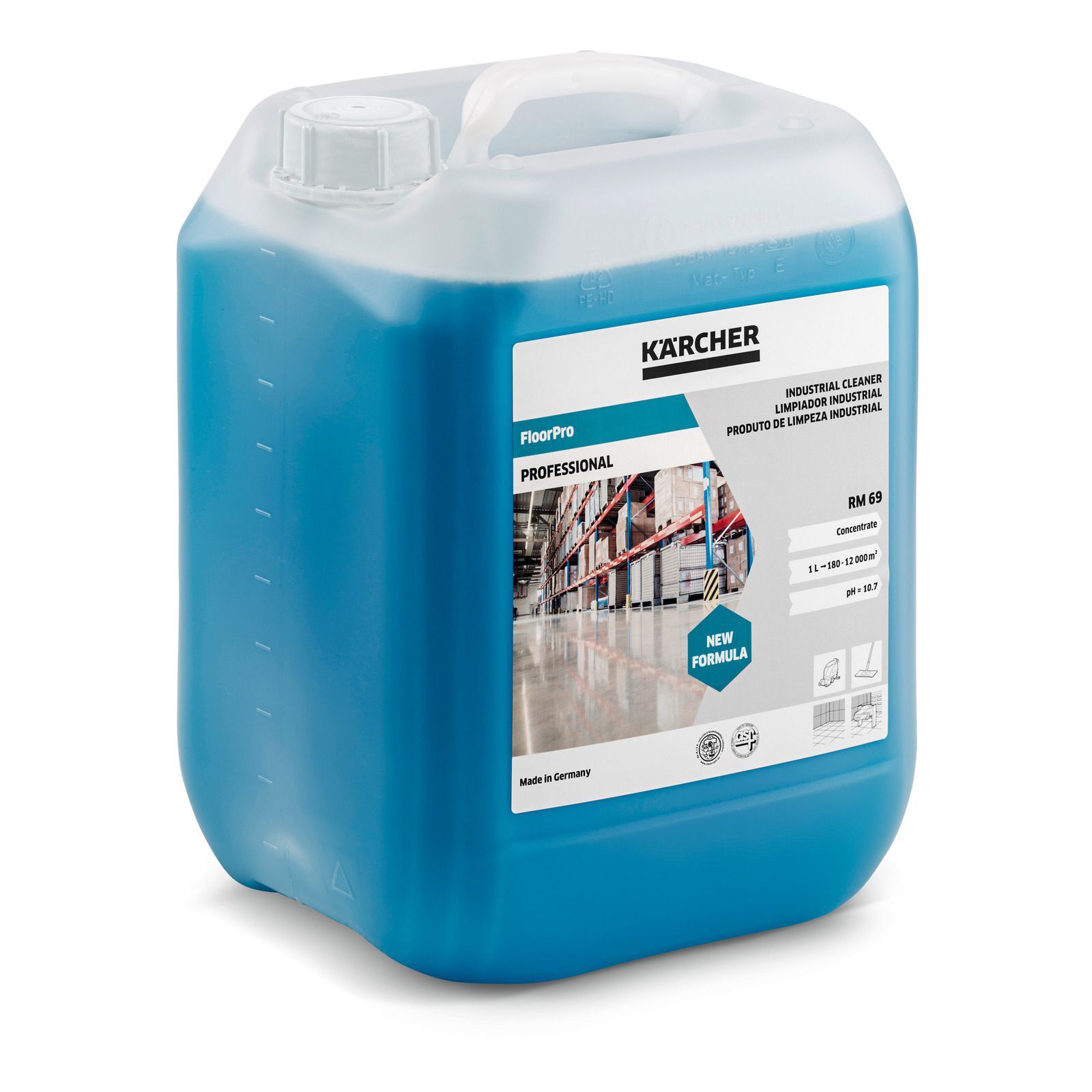 Kärcher FloorPro Industriereiniger RM 69 Reinigungsmittel 20 l Produktbild Kärcher FloorPro Industriereiniger RM 69 Reinigungsmittel 20 l