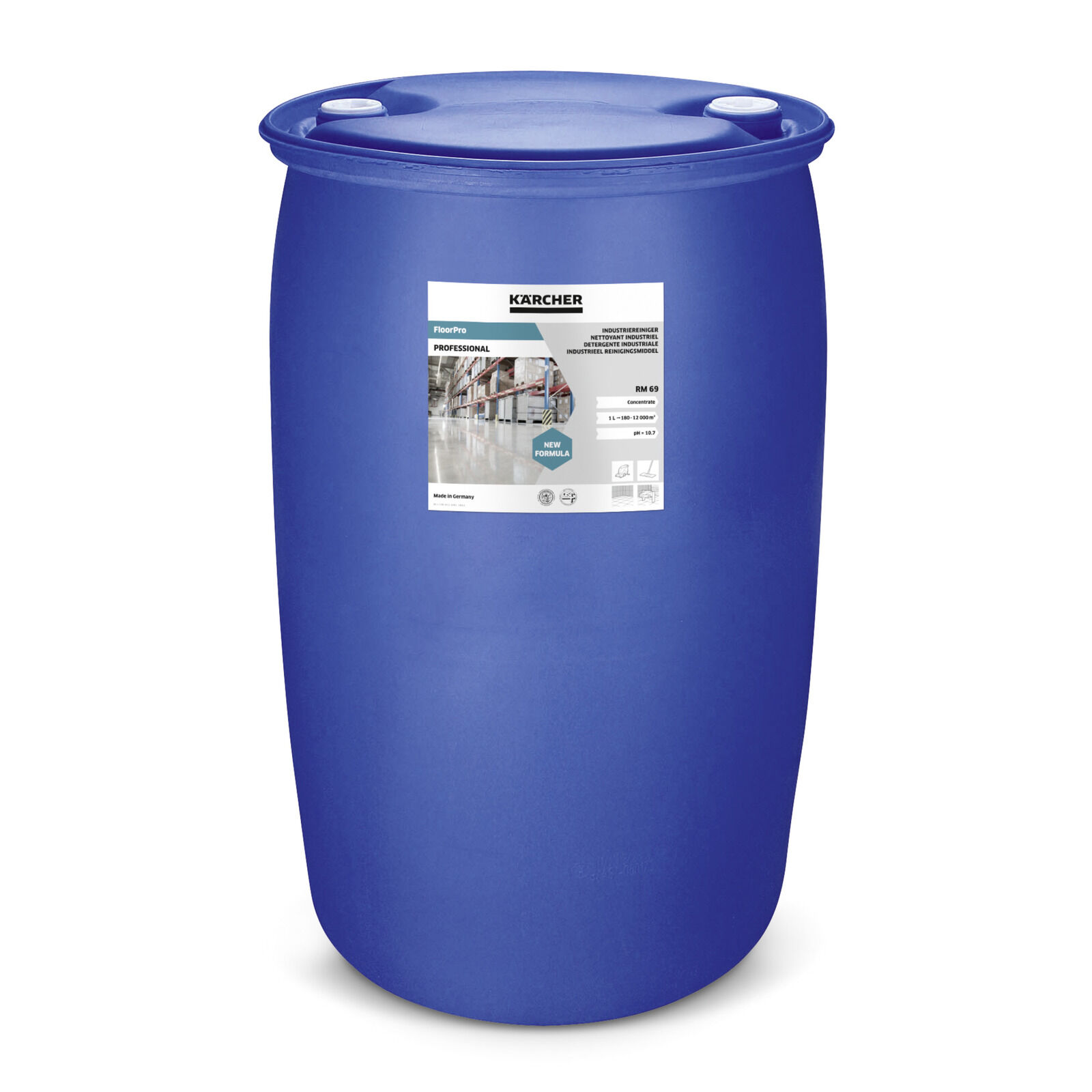Kärcher FloorPro Industriereiniger RM 69 Reinigungsmittel 200 l Produktbild Kärcher FloorPro Industriereiniger RM 69 Reinigungsmittel 200 l