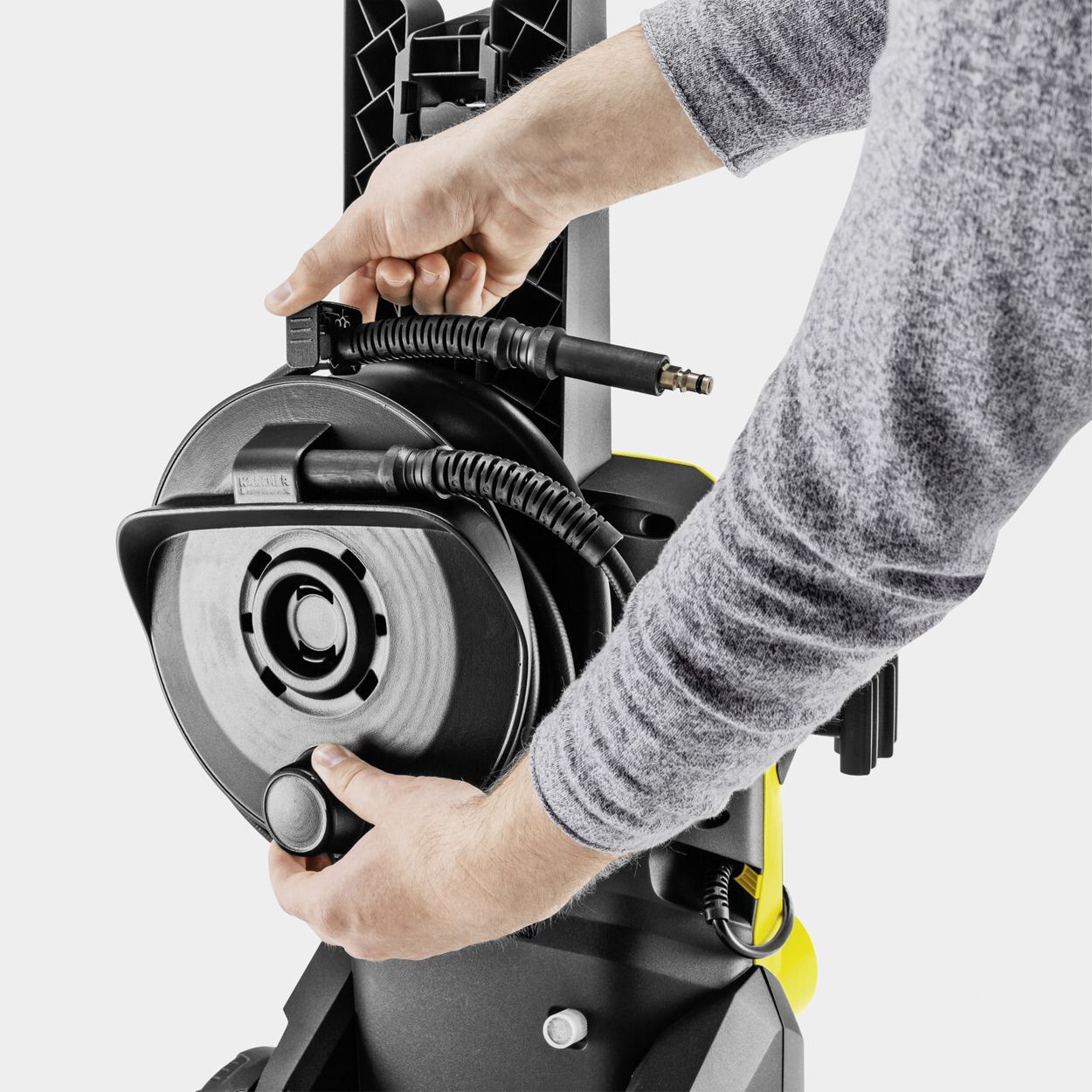 Kärcher Hochdruckreiniger K 4 WCM Premium - Schlauchtrommel Kärcher Hochdruckreiniger K 4 WCM Premium - Schlauchtrommel