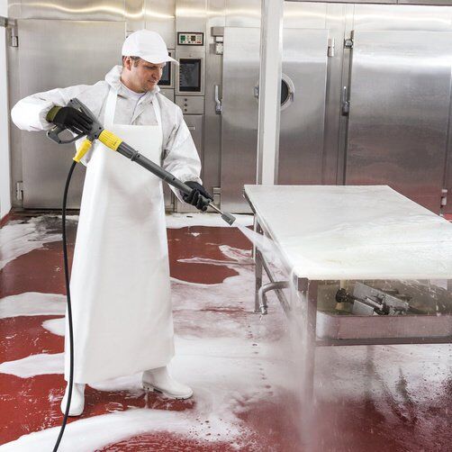 Kärcher  Hochdruckreiniger HDS 9/14-4 St Heißwasser Beispiel Produktbild Kärcher  Hochdruckreiniger HDS 9/14-4 St Heißwasser Beispiel bild 4