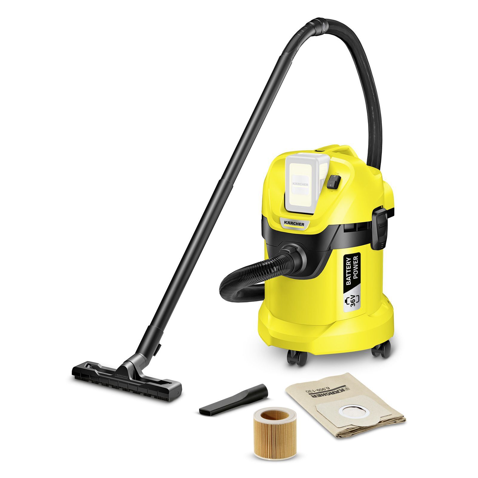 Kärcher Mehrzwecksauger WD 3 Battery Akku Sauger Produktbild Kärcher Mehrzwecksauger WD 3 Battery Akku Sauger