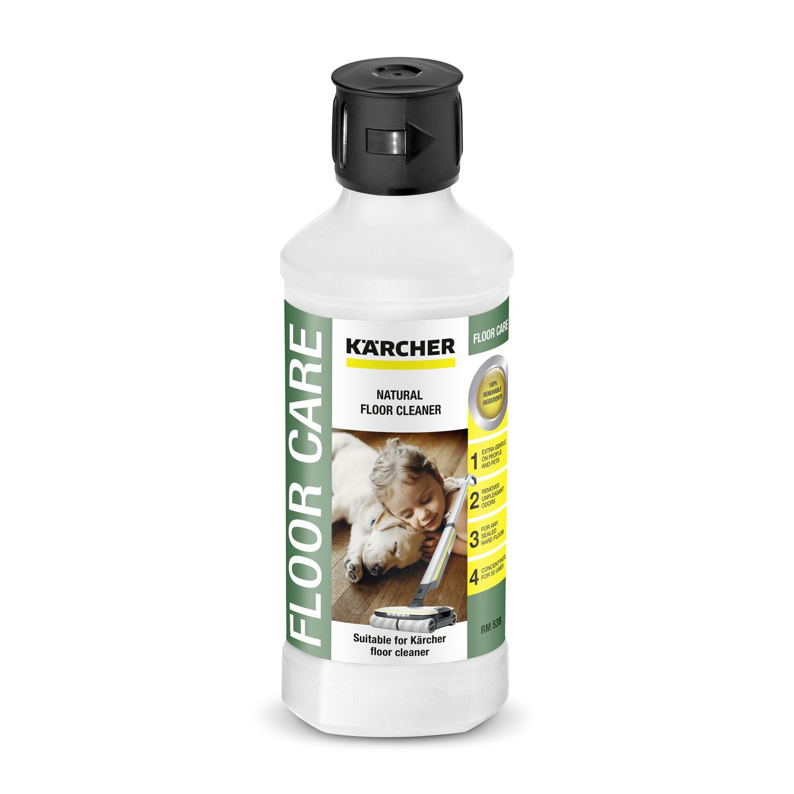 Kärcher Natürlicher Bodenreiniger RM 538 500 ml Produktbild Kärcher Natürlicher Bodenreiniger RM 538 500 ml