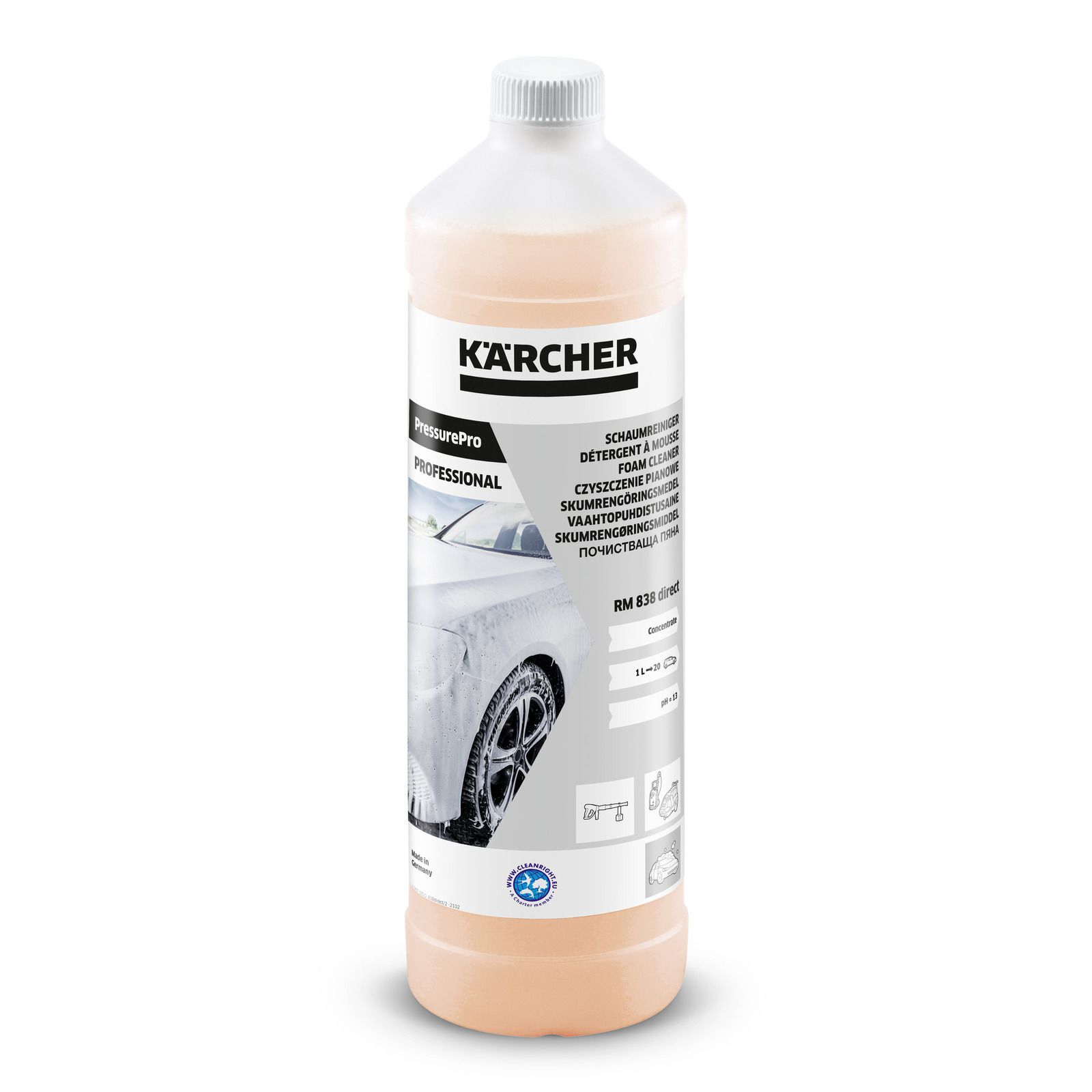 Kärcher PressurePro Schaumreiniger RM 838 direct, 1l Produktbild Kärcher PressurePro Schaumreiniger RM 838 direct, 1l