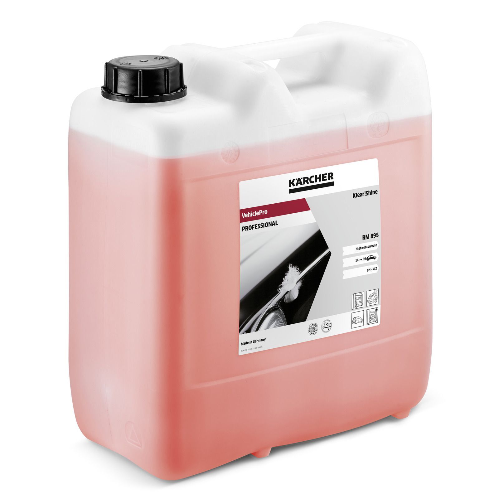 Kärcher Reinigungsmittel VehiclePro Klear!Shine RM 895 10l Produktbild Kärcher Reinigungsmittel VehiclePro Klear!Shine RM 895 10l