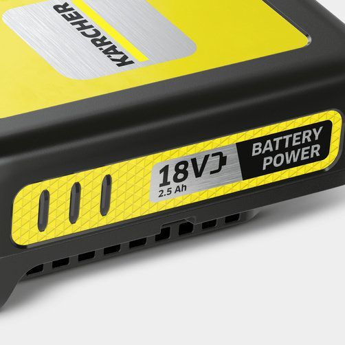 Kärcher Starter Kit Battery Power 18/25 Akku und Ladegerät Seite Kärcher Starter Kit Battery Power 18/25 Akku und Ladegerät Seite