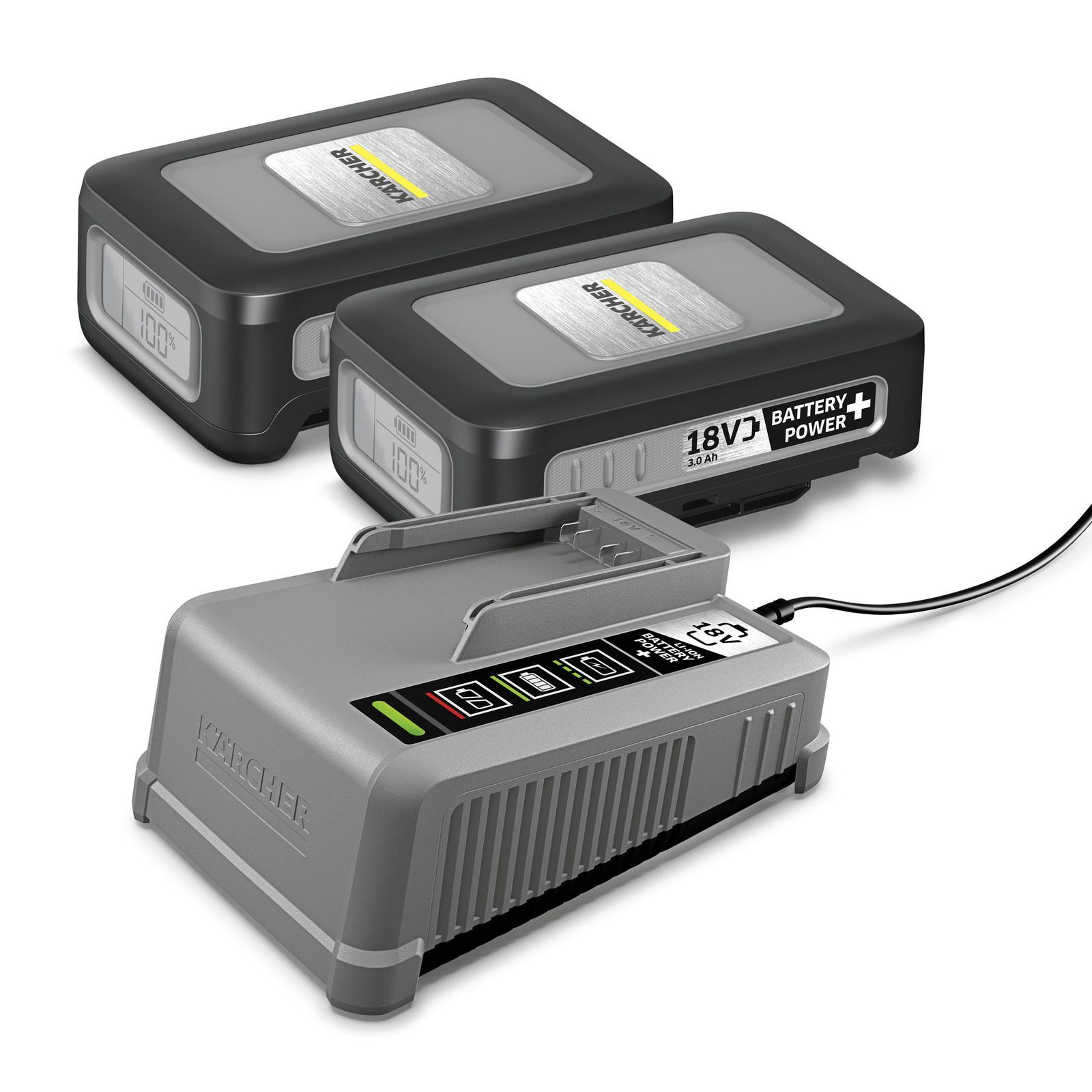 Kärcher Starter Kit Battery Power+ 18/30 Akkus und Ladegerät Kärcher Starter Kit Battery Power+ 18/30 Akkus und Ladegerät