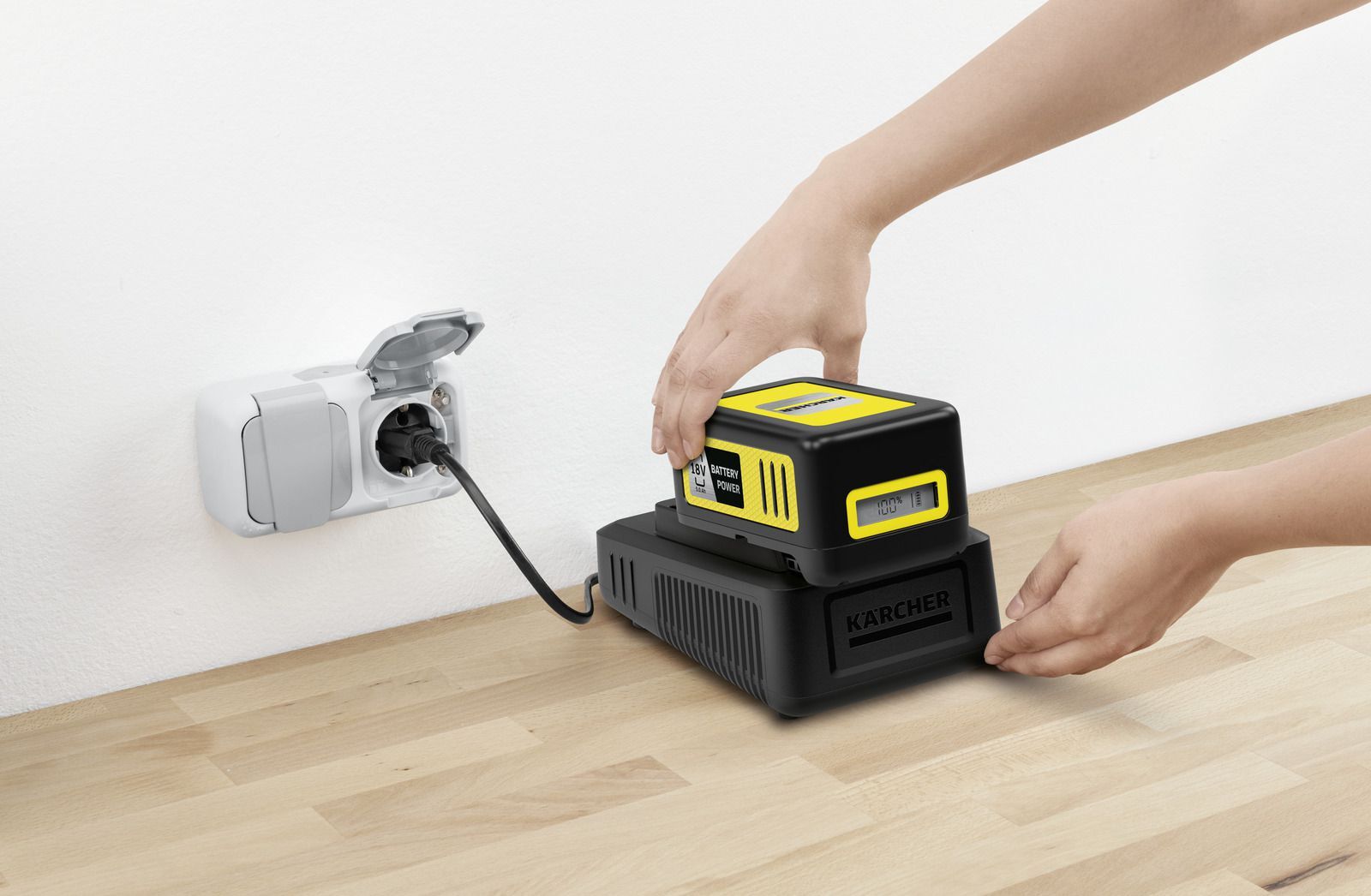 Kärcher Starter Kit Battery Power 18/50 Akku und Ladegerät Boden Kärcher Starter Kit Battery Power 18/50 Akku und Ladegerät Boden