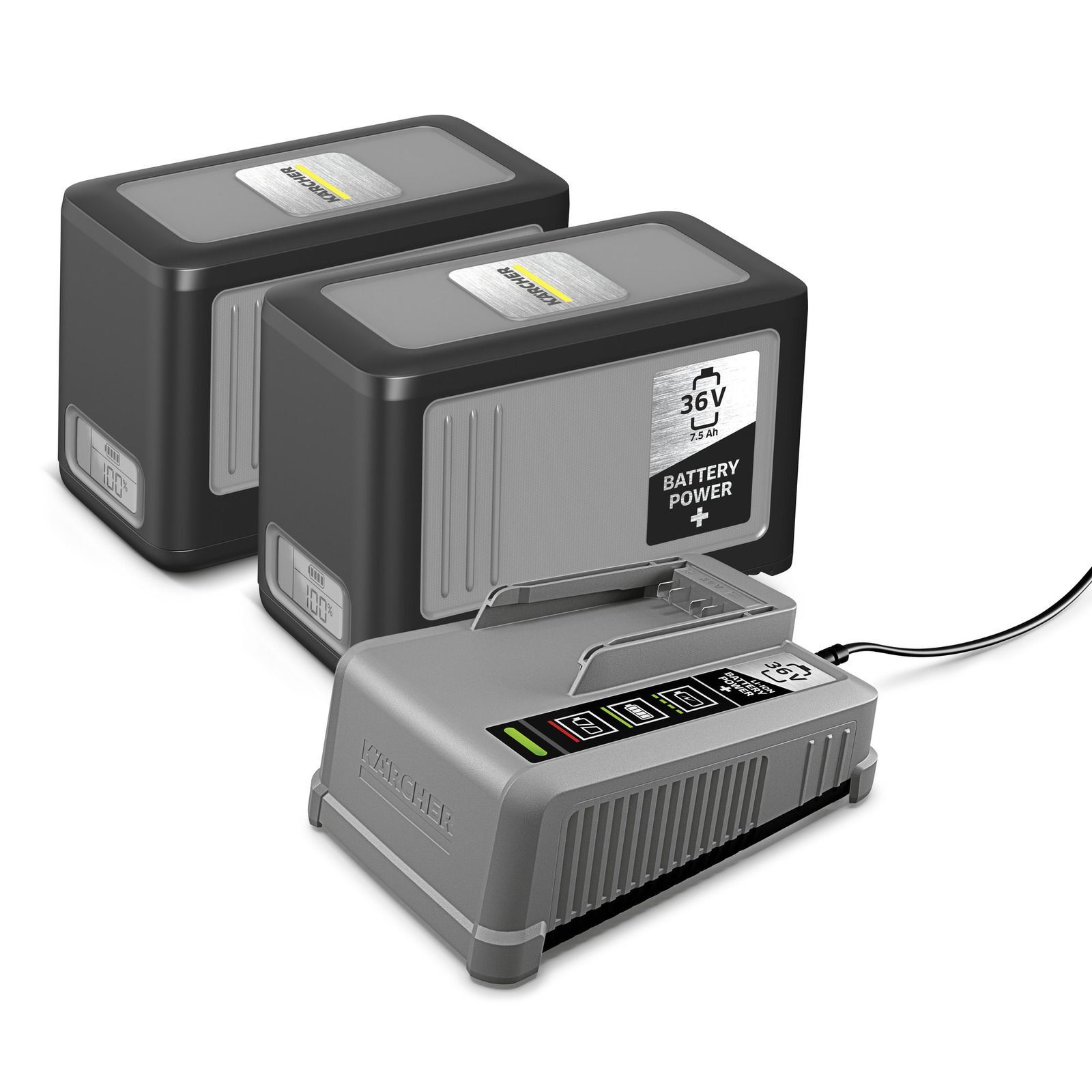 Kärcher Starter Kit Battery Power+ 36/75 Akku und Ladegerät Kärcher Starter Kit Battery Power+ 36/75 Akku und Ladegerät