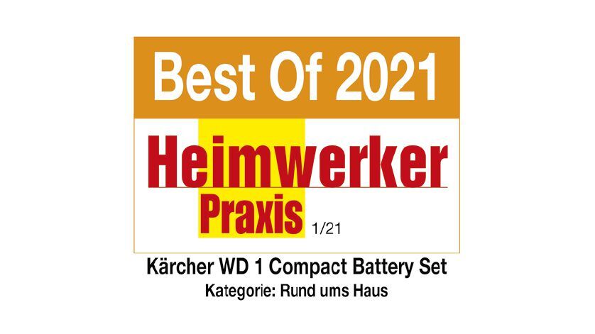 Kärcher Mehrzwecksauger WD 1 Compact Battery Set