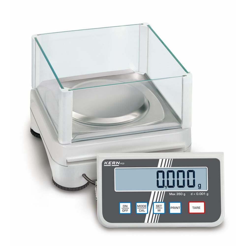 KERN Präzisionswaage mit abnehmbarem Auswertegerät Max 350g Ablesbarkeit 0,001g Produktbild KERN Präzisionswaage mit abnehmbarem Auswertegerät Max 350g Ablesbarkeit 0,001g