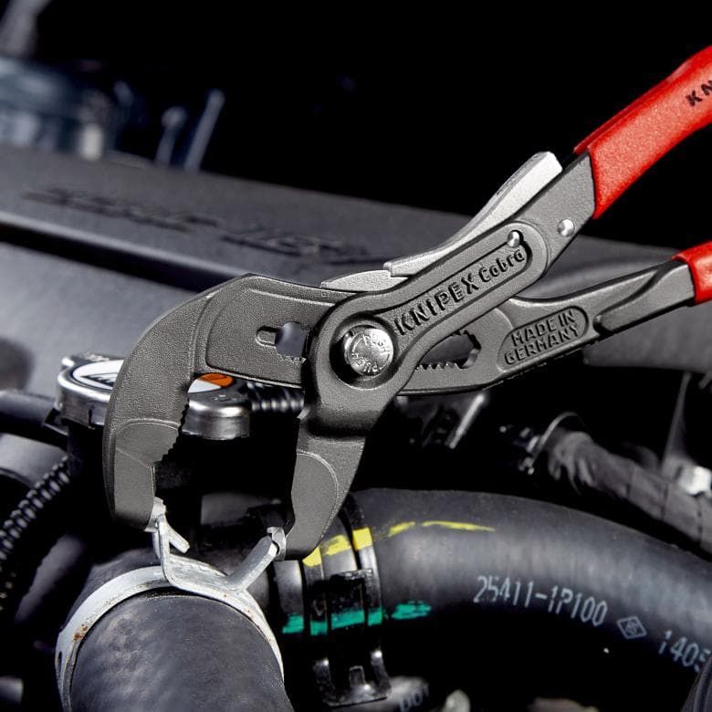Knipex Federbandschellenzange 250mm mit Feststeller - Beispiel Knipex Federbandschellenzange 250mm mit Feststeller - Beispiel