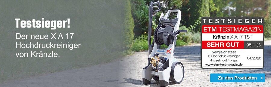 Kränzle Hochdruckreiniger X A 17 TST mit Schlauchtrommel 