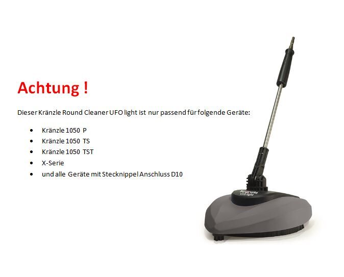 Roundcleaner Kränzle UFO light Roundcleaner Kränzle UFO light