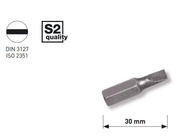 KRAFTWERK 5/16" Schlitz-Bit 8 x 1.2 mm Produktbild KRAFTWERK 5/16" Schlitz-Bit 8 x 1.2 mm