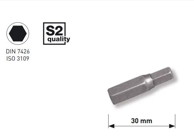 KRAFTWERK 5/16" Innensechskant-Bit 14 mm Produktbild KRAFTWERK 5/16" Innensechskant-Bit 14 mm