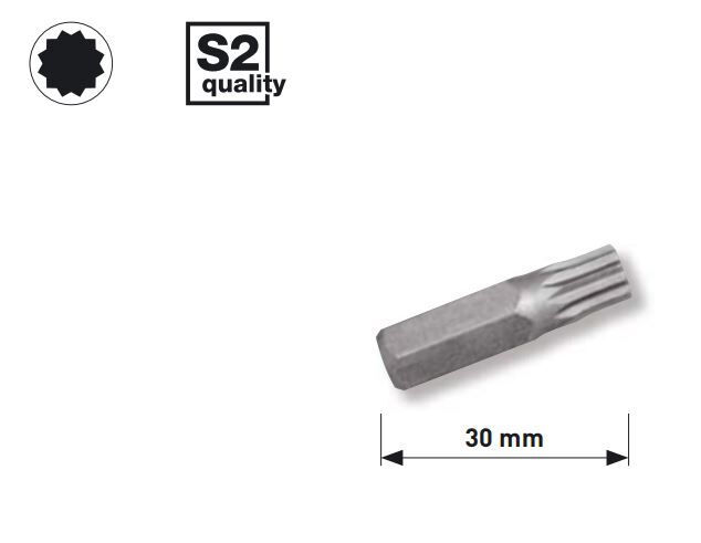 KRAFTWERK 5/16" Vielzahn-Bit M10 Produktbild KRAFTWERK 5/16" Vielzahn-Bit M10