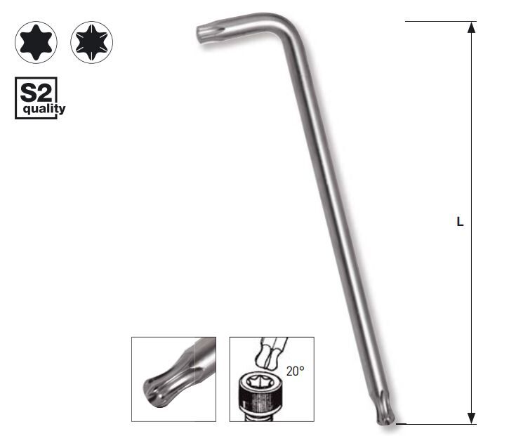 KRAFTWERK Kugel-TX-Stiftschlüssel T30 Produktbild KRAFTWERK Kugel-TX-Stiftschlüssel T30