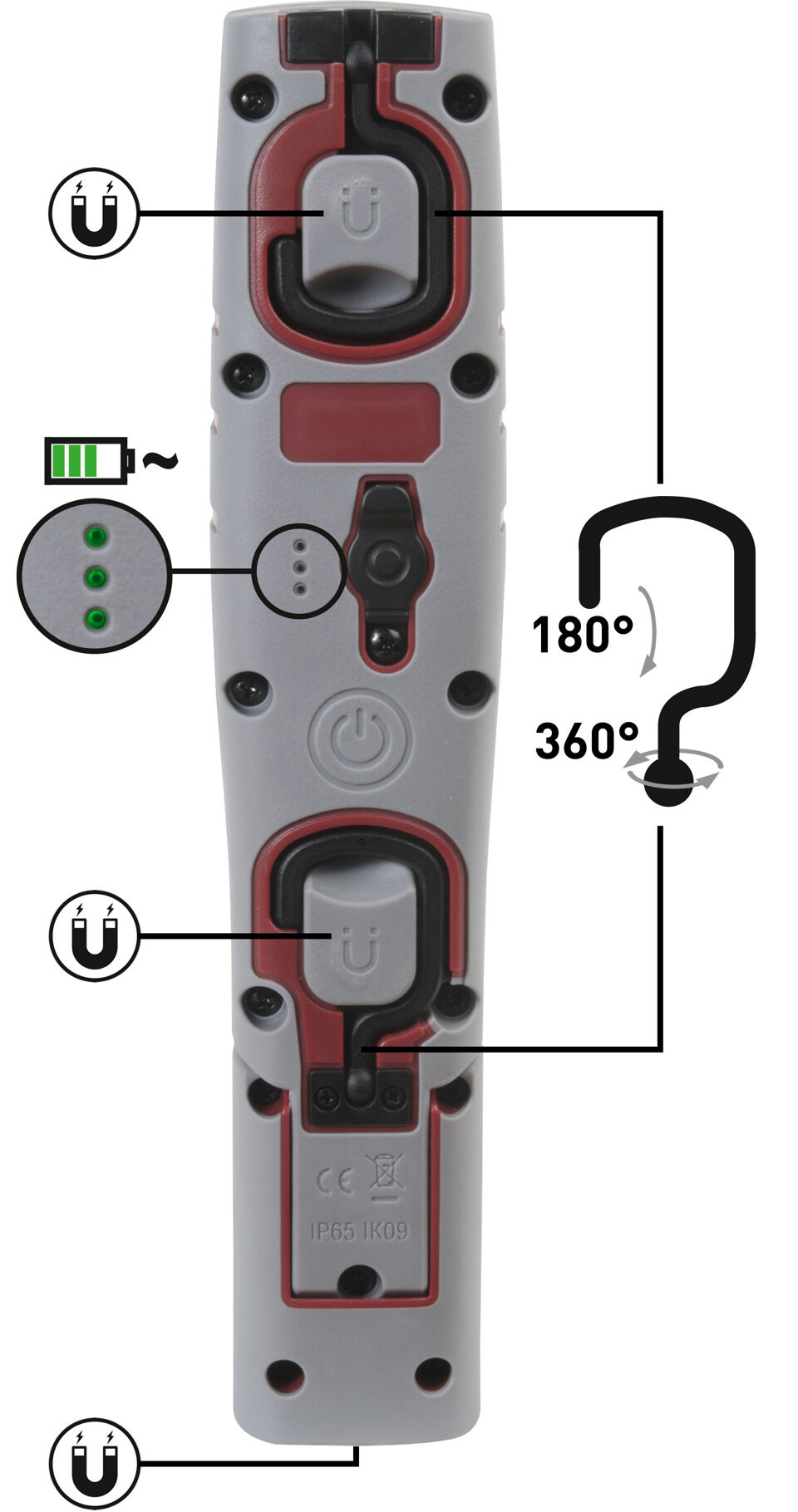 Kraftwerk LED Handlampe Inspection 700 wiederaufladbar Produktbild Kraftwerk LED Handlampe Inspection 700 wiederaufladbar bild 5