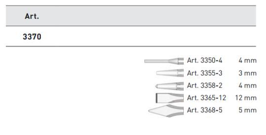 KRAFTWERK Meissel Splintentreiber Durchschlagsatz 5 Teile Produktbild KRAFTWERK Meissel Splintentreiber Durchschlagsatz 5 Teile bild 2
