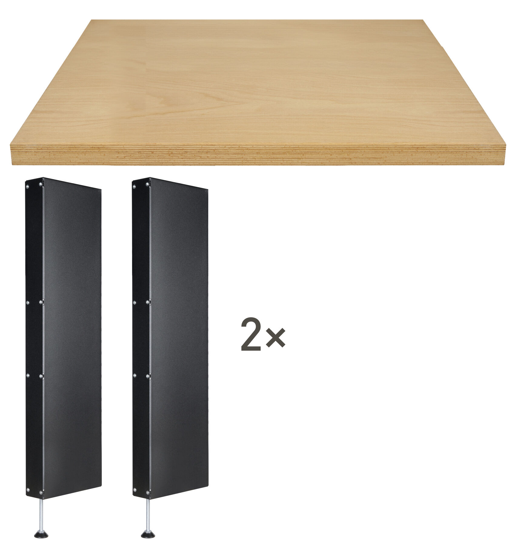 Kraftwerk MOBILIO Arbeitsflächen-Erweiterungs-Set für 1 Möbel-Element Produktbild Kraftwerk MOBILIO Arbeitsflächen-Erweiterungs-Set für 1 Möbel-Element