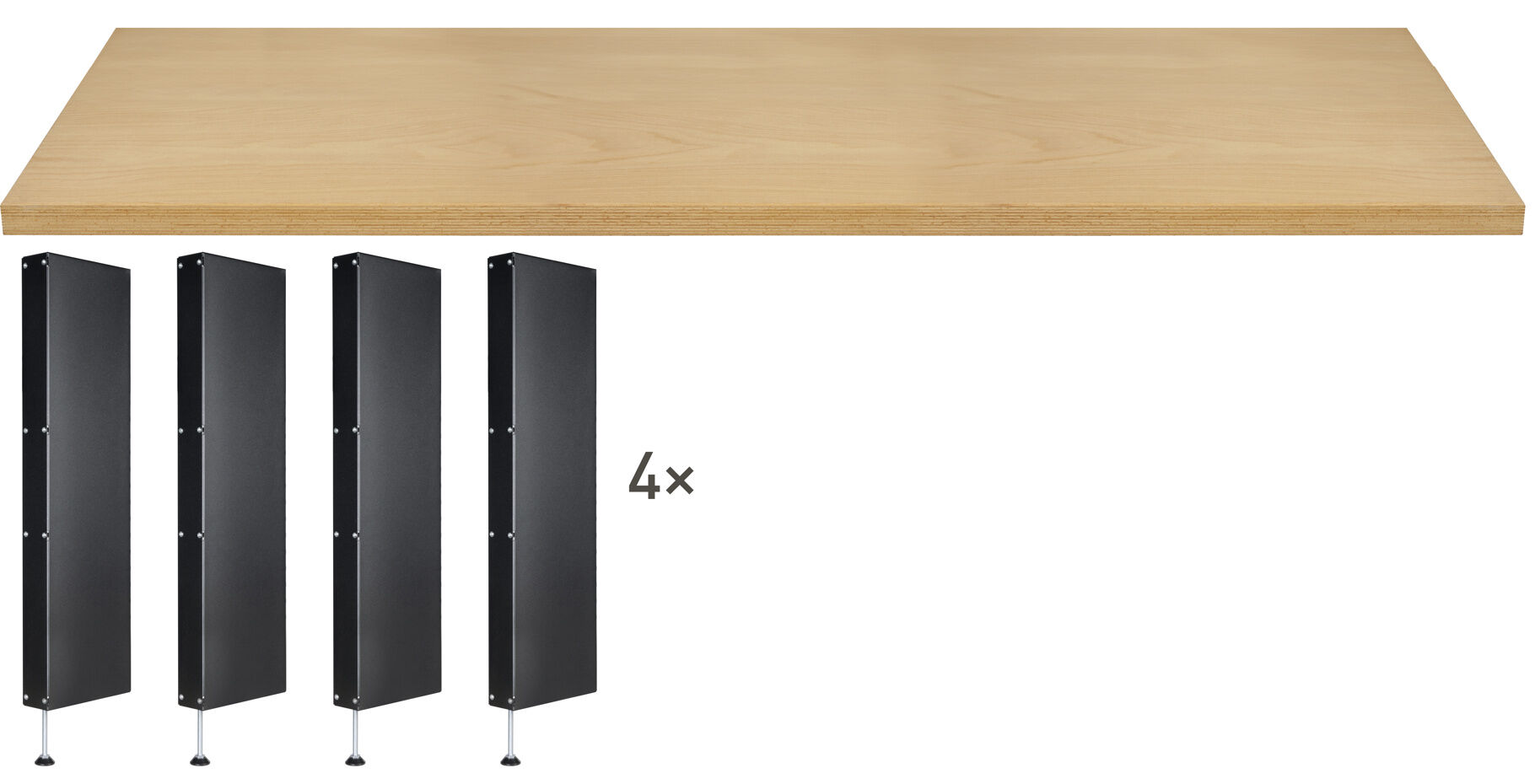 Kraftwerk MOBILIO Arbeitsflächen-Erweiterungs-Set für 3 Möbel-Elemente Produktbild Kraftwerk MOBILIO Arbeitsflächen-Erweiterungs-Set für 3 Möbel-Elemente