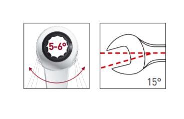 KRAFTWERK Gabelring Ratschenschlüssel 34 mm Produktbild KRAFTWERK Gabelring Ratschenschlüssel 34 mm bild 2