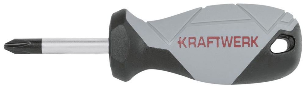 Kraftwerk Schraubendreher Phillips kurz PH2 x 38 mm Basic Produktbild Kraftwerk Schraubendreher Phillips kurz PH2 x 38 mm Basic
