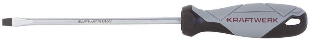 Kraftwerk BASIC LINE Schraubendreher Schlitz 8.0 x 150 mm Produktbild Kraftwerk BASIC LINE Schraubendreher Schlitz 8.0 x 150 mm