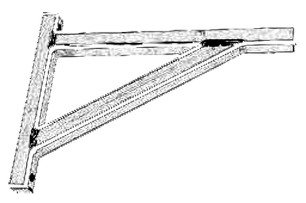 Kroll Heizgeräte Wandkonsole für stehende Geräte 195S oder 260S Produktbild Kroll Heizgeräte Wandkonsole für stehende Geräte 195S oder 260S