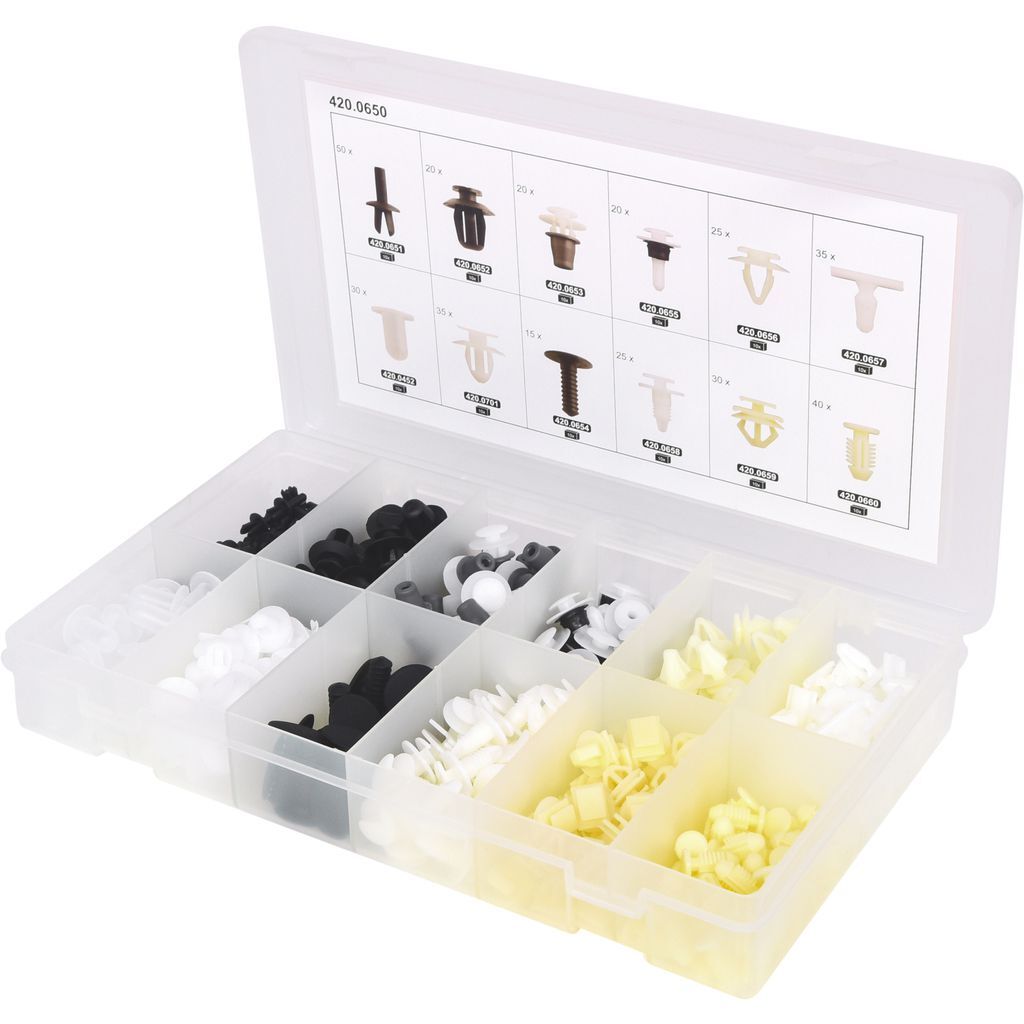 KS Tools Befestigungs Clip Satz Citroën Peugeot 345 Teile Produktbild KS Tools Befestigungs Clip Satz Citroën Peugeot 345 Teile