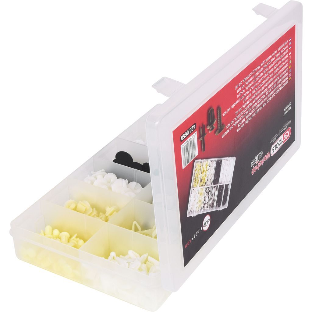 KS Tools Befestigungs Clip Satz Citroën Peugeot 345 Teile Seite Produktbild KS Tools Befestigungs Clip Satz Citroën Peugeot 345 Teile Seite bild 3