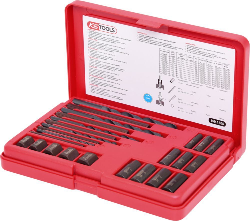 KS Tools Gewindeausdreh-Satz, 25-tlg. Produktbild KS Tools Gewindeausdreh-Satz, 25-tlg.