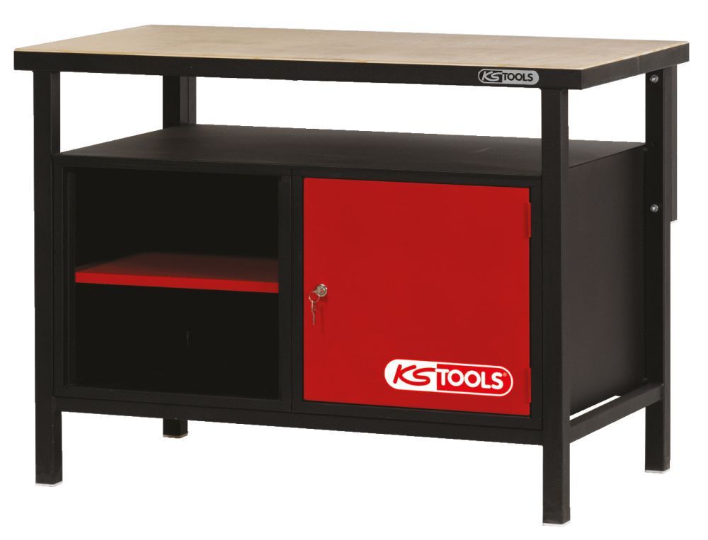 KS Tools Werkbank mit Tür H840xB1200xT600mm Produktbild KS Tools Werkbank mit Tür H840xB1200xT600mm