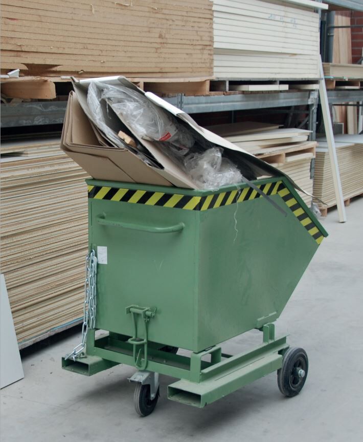 Bauer Kastenwagen KW-ET 250 Inhalt 250L Tragfähigkeit 300kg lackiert blau Produktbild Bauer Kastenwagen KW-ET 250 Inhalt 250L Tragfähigkeit 300kg lackiert blau bild 3