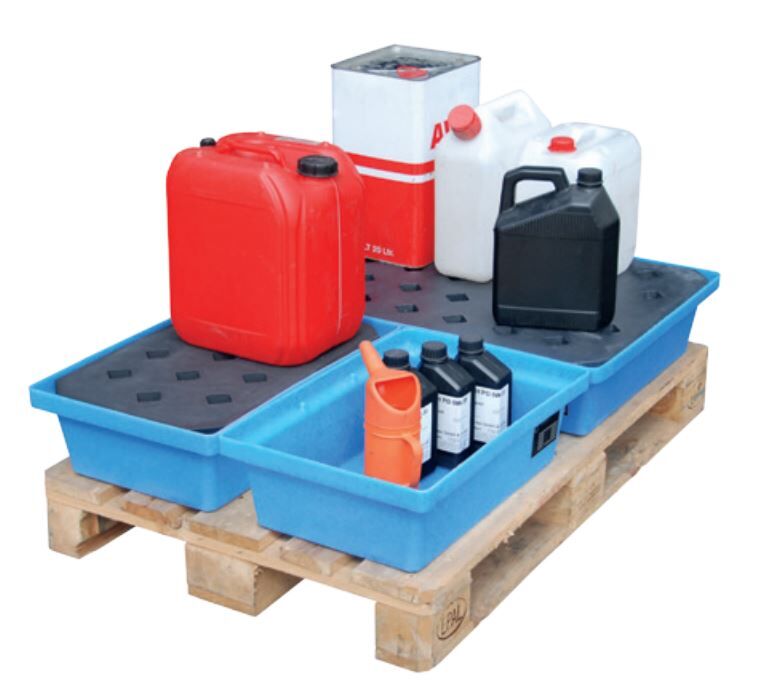 Bauer PE-Auffangwanne KWP-P 100 für Paletten für die Lagerung von Kleingebinden 100 Liter Produktbild Bauer PE-Auffangwanne KWP-P 100 für Paletten für die Lagerung von Kleingebinden 100 Liter bild 2