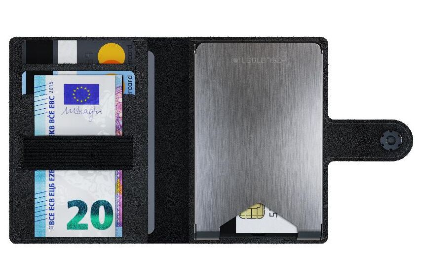 Ledlenser Lite Wallet Classic black offen