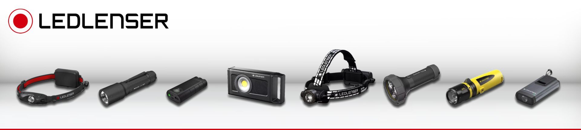 Beispiel-Produkte aus dem Ledlenser Sortiment Beispiel-Produkte aus dem Ledlenser Sortiment