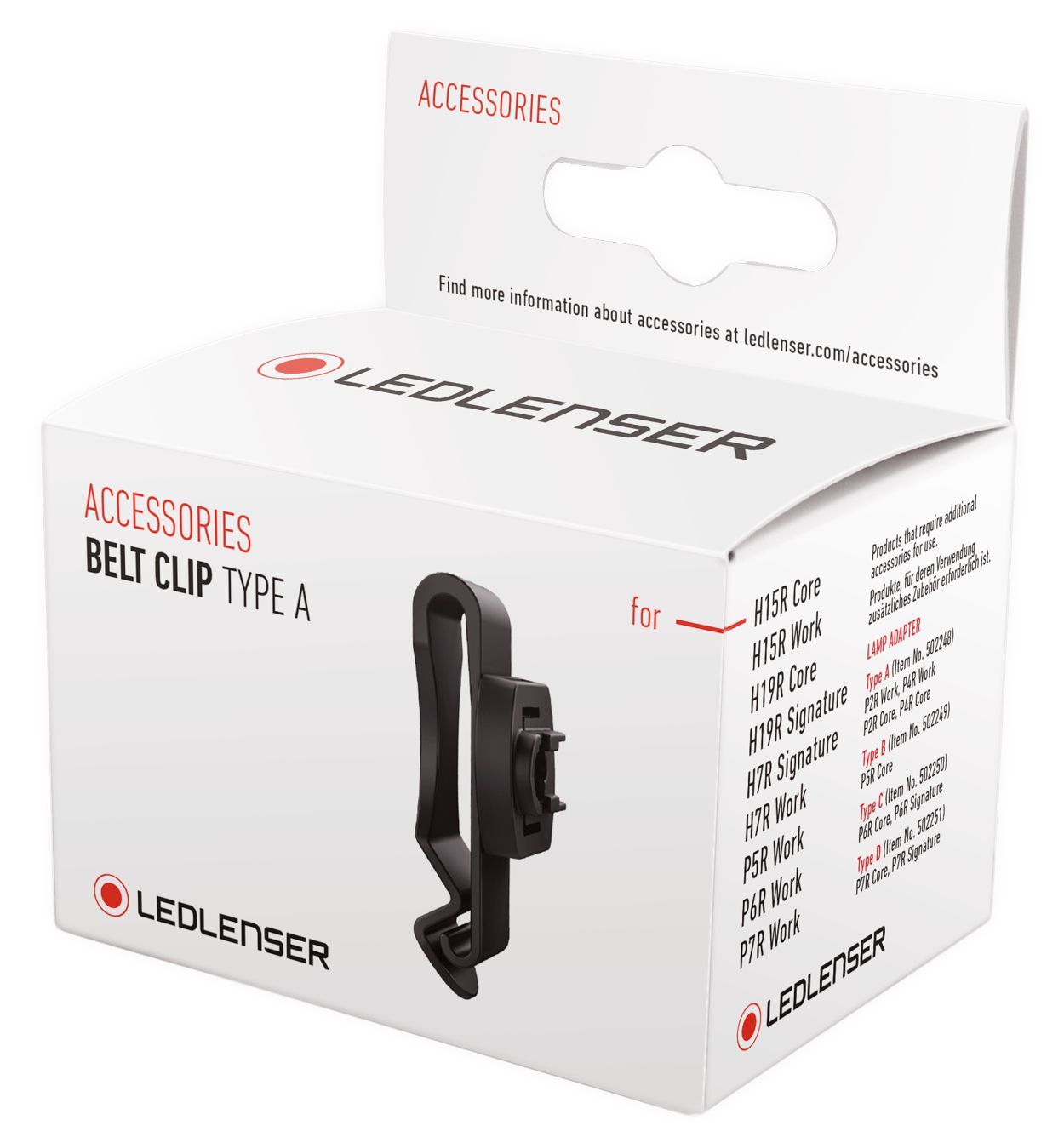 Ledlenser Gürtelclip Type A Produktbild Ledlenser Gürtelclip Type A