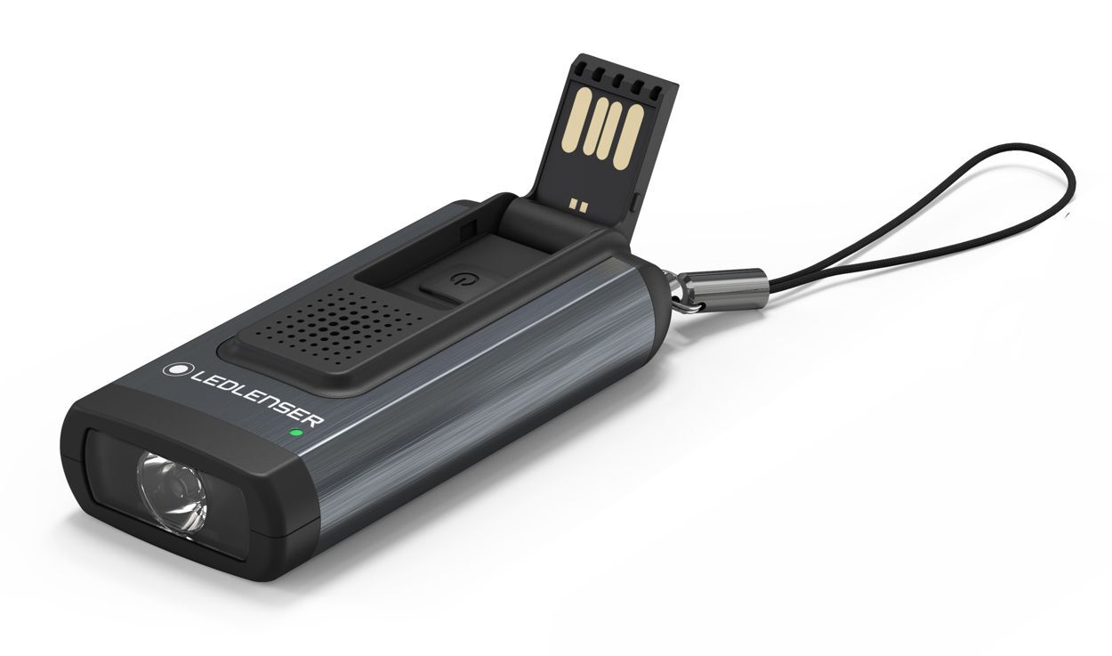 Ledlenser K6R Safety LED Schlüsselbundleuchte grau Taschenlampe Details Produktbild Ledlenser K6R Safety LED Schlüsselbundleuchte grau Taschenlampe Details bild 2