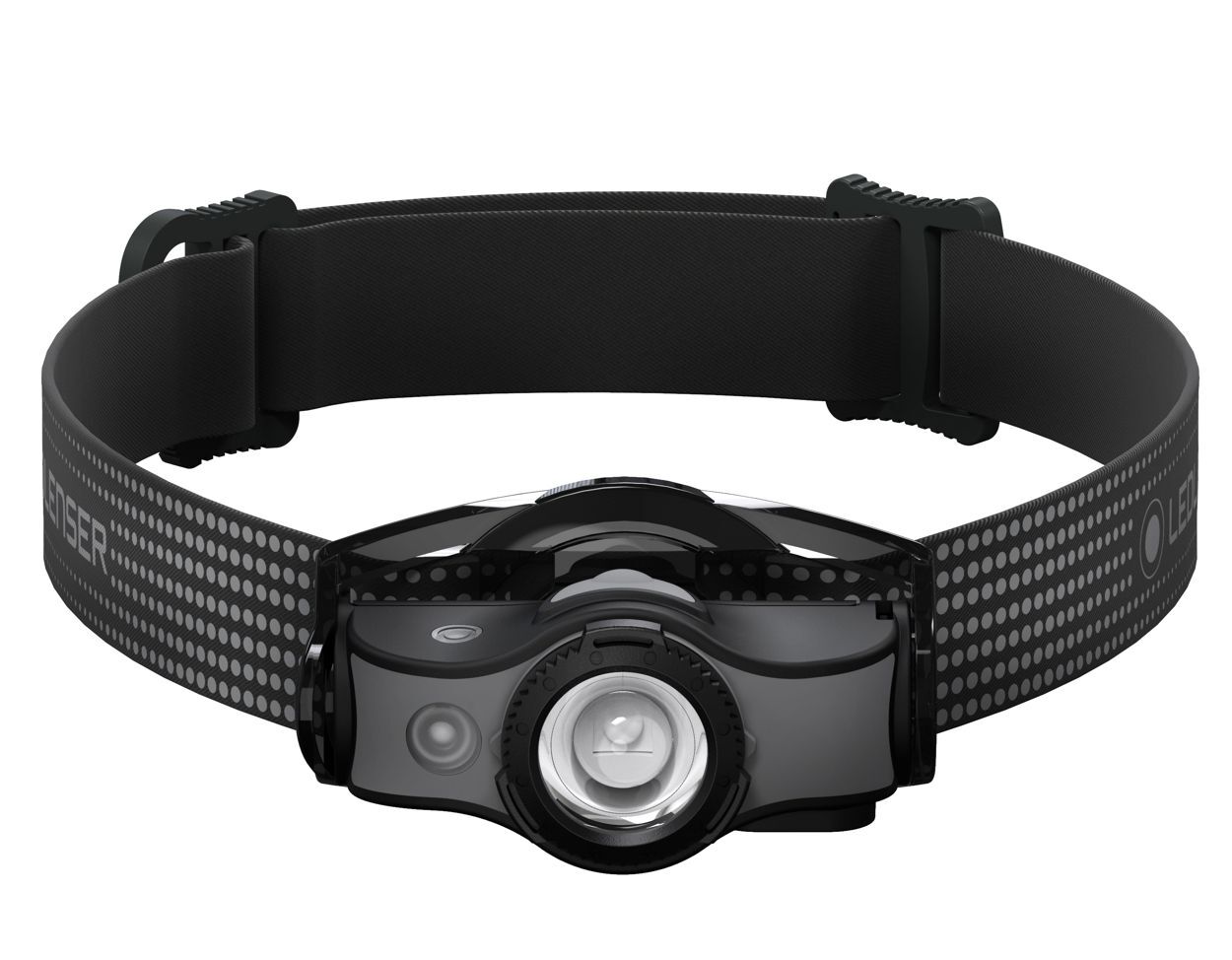 Ledlenser LED Stirnlampe MH5 schwarz grau oben Produktbild Ledlenser LED Stirnlampe MH5 schwarz grau oben bild 3