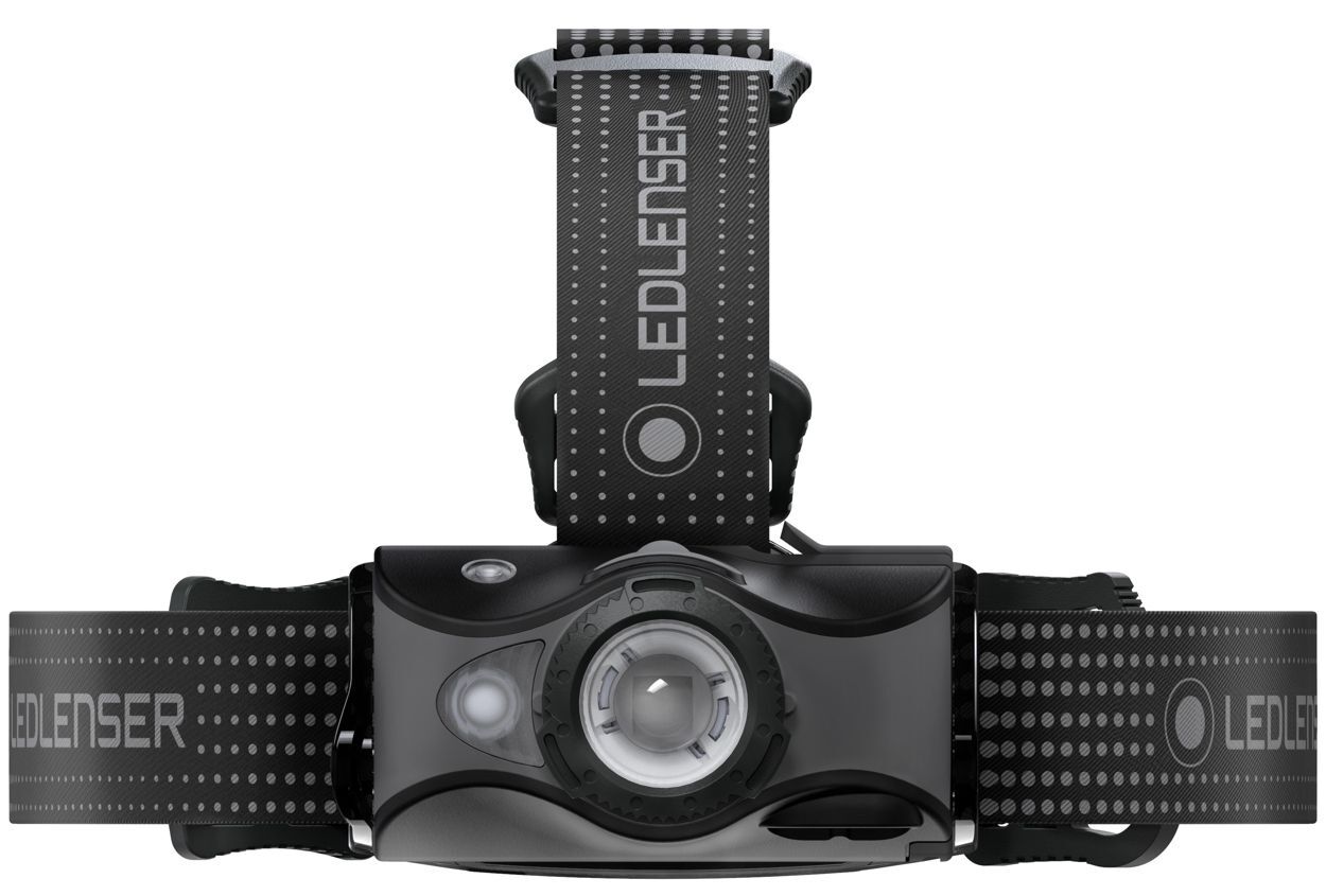 Ledlenser LED Stirnlampe MH7 schwarz grau Front Produktbild Ledlenser LED Stirnlampe MH7 schwarz grau Front bild 3
