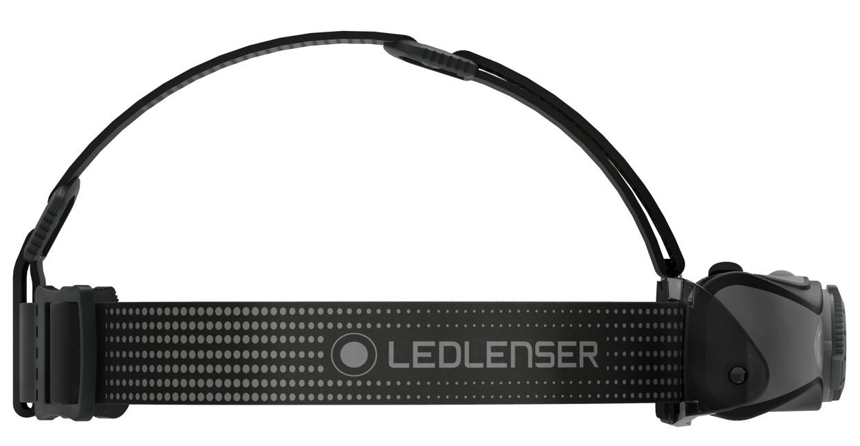 Ledlenser LED Stirnlampe MH7 schwarz grau Seite Produktbild Ledlenser LED Stirnlampe MH7 schwarz grau Seite bild 2