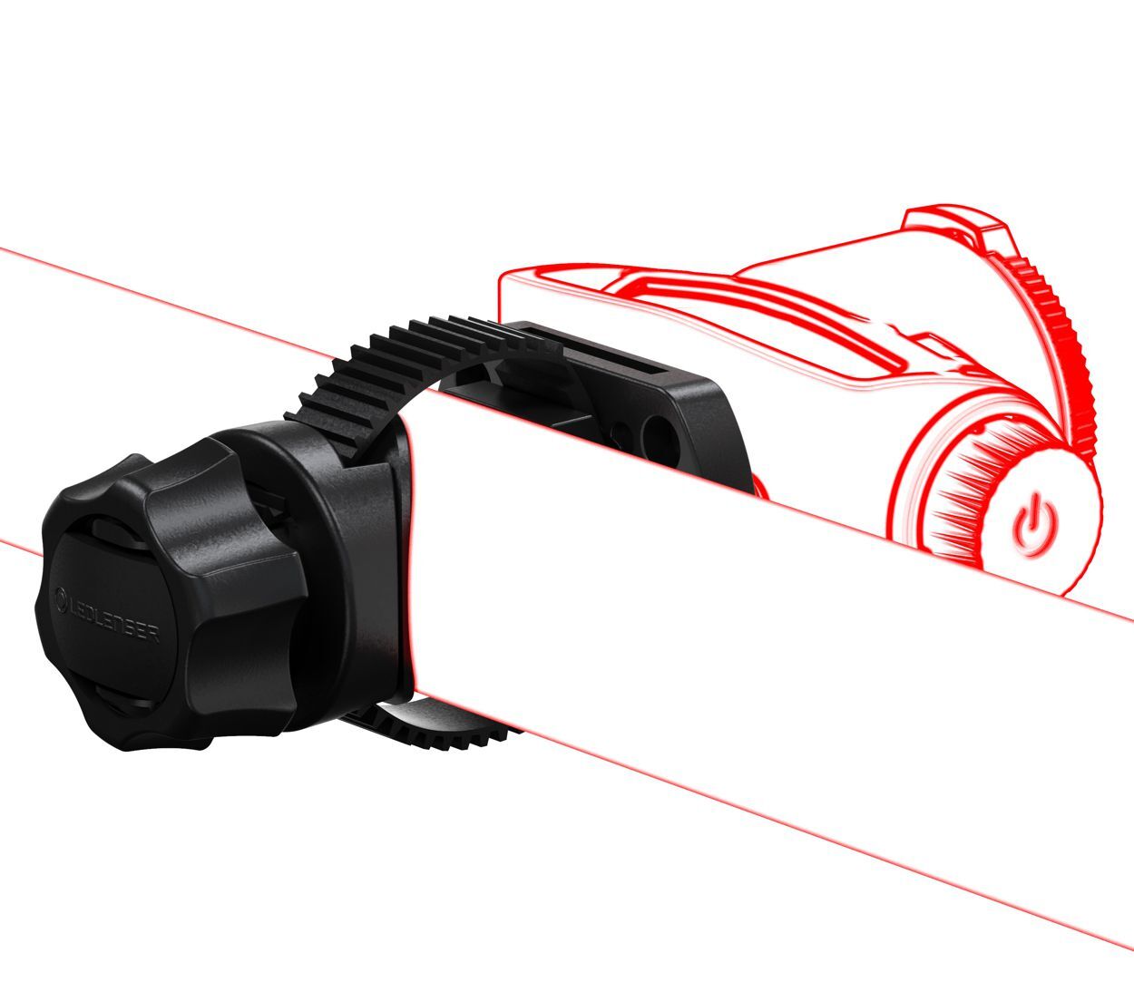 Ledlenser Lampenhalterung Universal Mounting Bracket Type E Produktbild Ledlenser Lampenhalterung Universal Mounting Bracket Type E bild 4