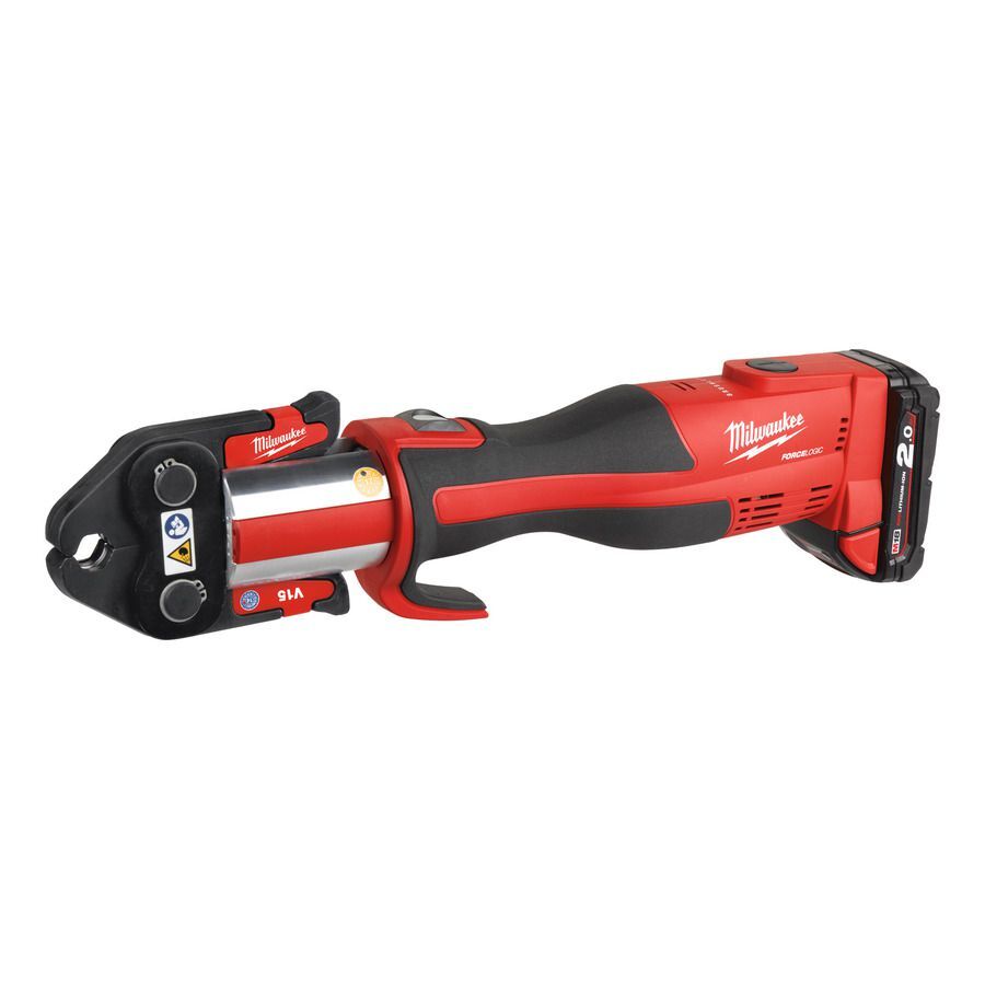 Milwaukee Bürstenloses Akku-Presswerkzeug (Sanitär) M18 BLHPT/2.0 Ah V-SET Milwaukee Bürstenloses Akku-Presswerkzeug (Sanitär) M18 BLHPT/2.0 Ah V-SET